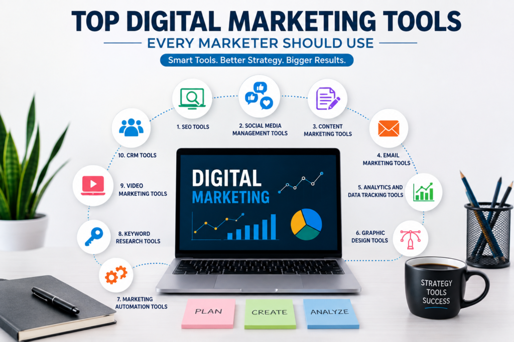 top digital marketing tools every marketer should use